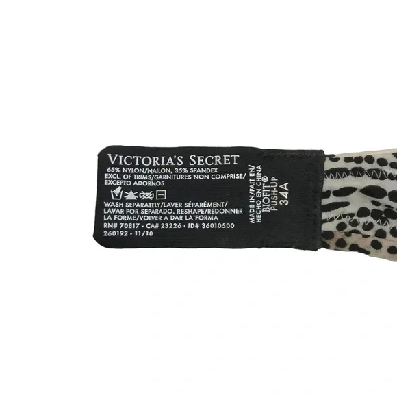 Victoria’s Secret BioFit Push Up Bra Size 34A - Picture 2 of 14